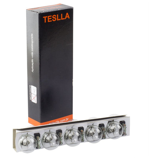 10 Lâmpadas Amarela 12V 27/8W - Teslla - T3157 - (1)