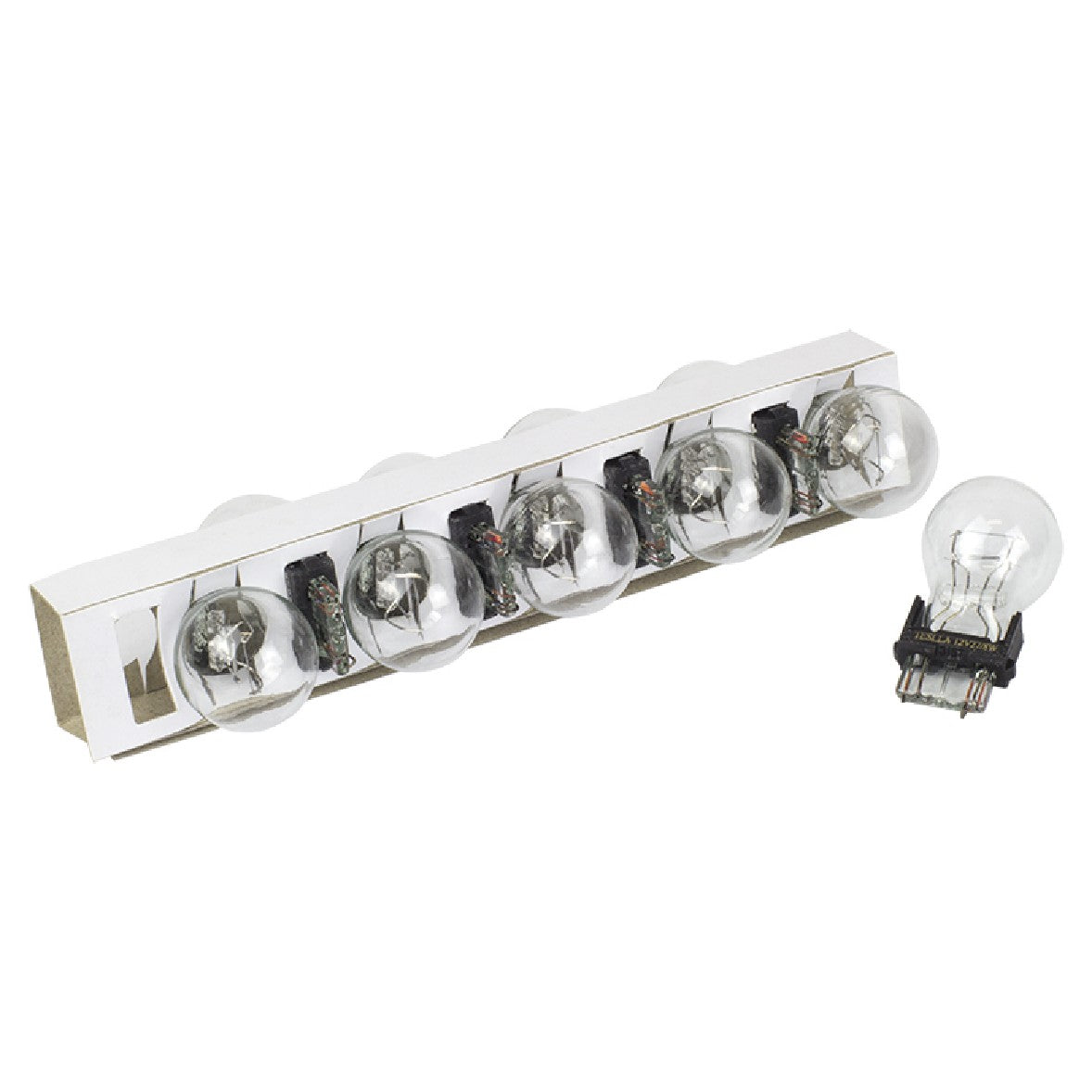 10 Lâmpadas Amarela 12V 27/8W - Teslla - T3157 - (2)