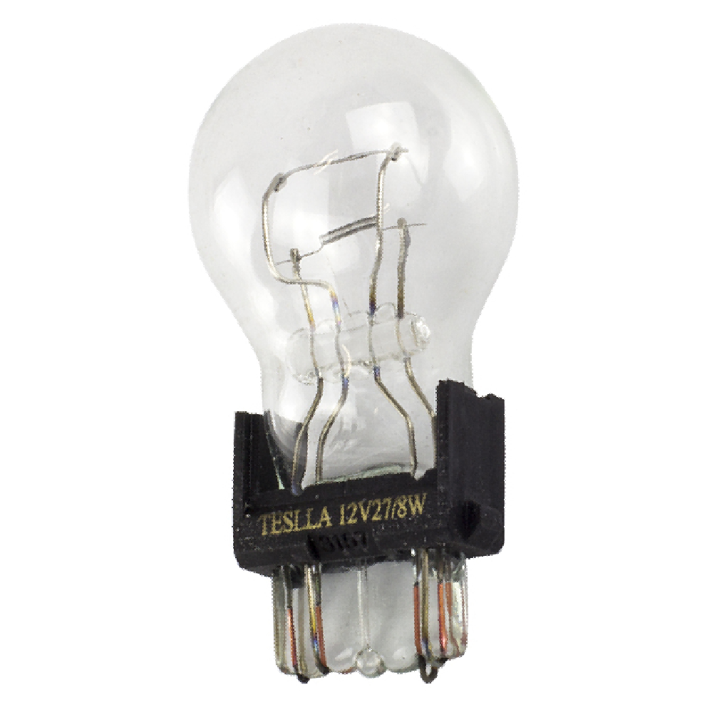 10 Lâmpadas Amarela 12V 27/8W - Teslla - T3157 - (5)