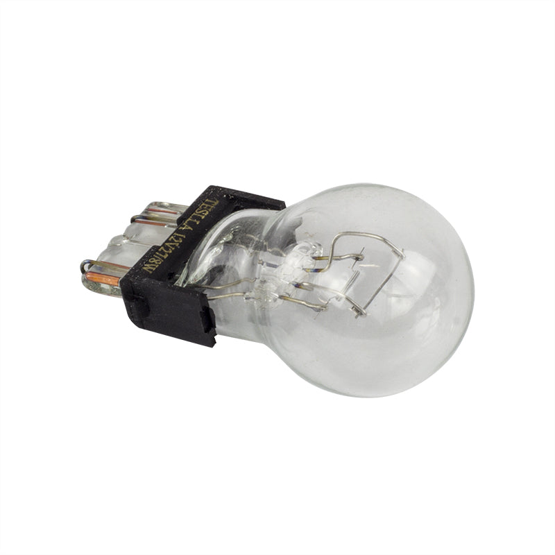 Lâmpada Amarela 12V 27/8W - Teslla - T3157 - (2)