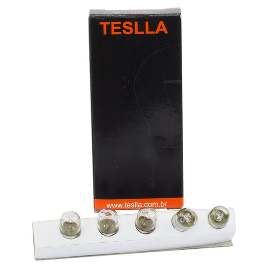 10 Lâmpadas Amarela 12V 4W - Teslla - T69 - (1)
