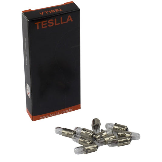 10 Lâmpadas Amarela 12V 2W - Teslla - T75 - (1)