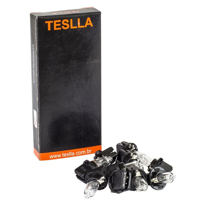 10 Lâmpadas Amarela 12V 5W - Teslla - T64124Mf - (1)