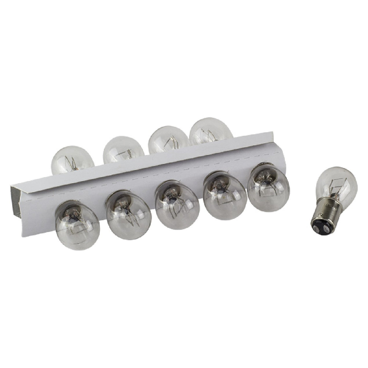 10 Lâmpadas Amarela 12V 21/5W - Teslla - T1176 - (2)