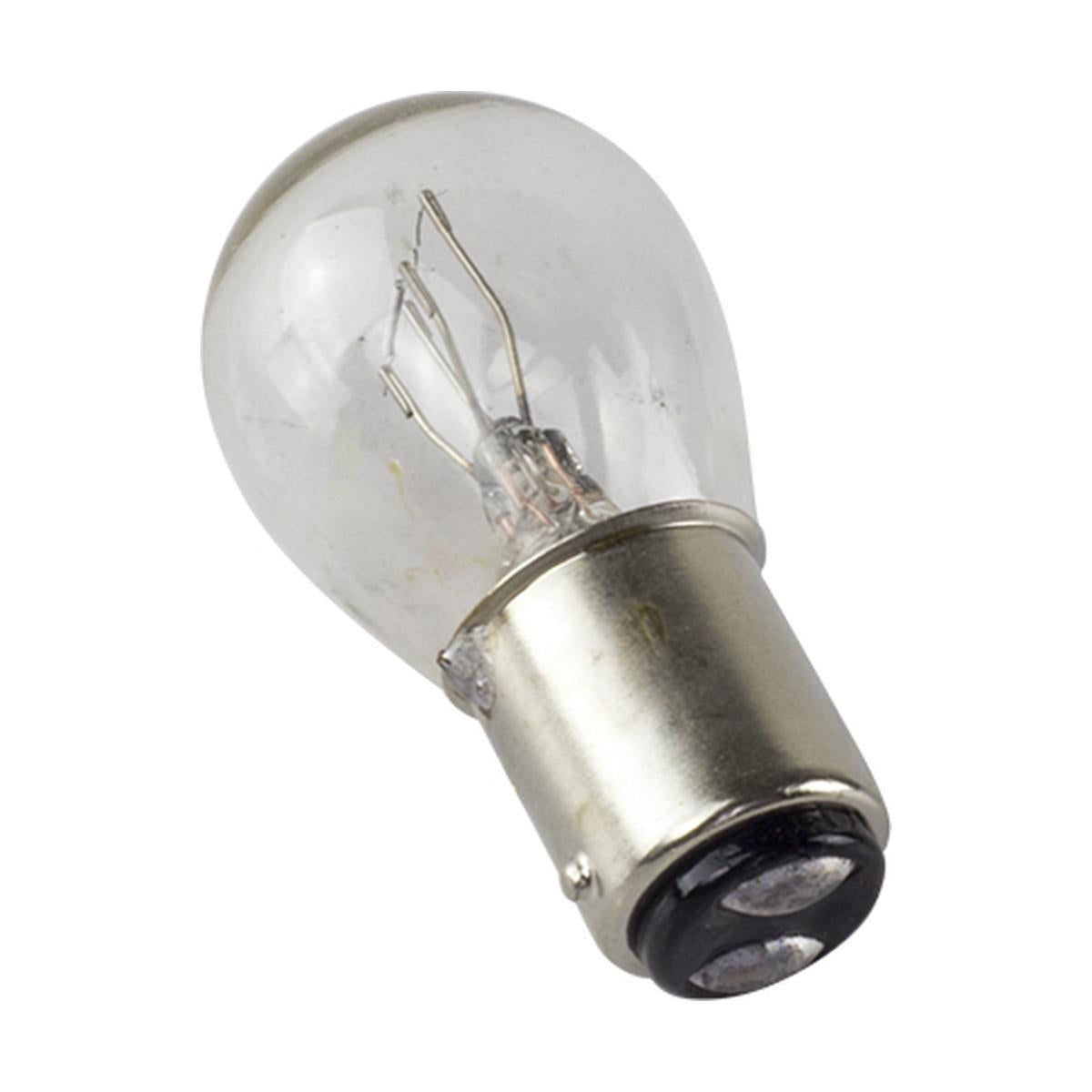Lâmpada Amarela 12V 21/5W - Teslla - T1176 - (2)