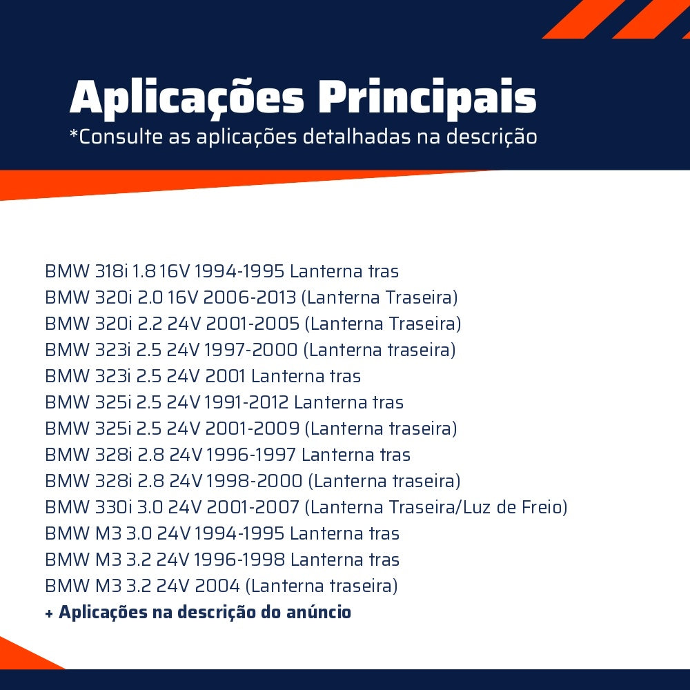 10 Lâmpadas Amarela 12V 21/4W - Teslla - T1034A - (7)