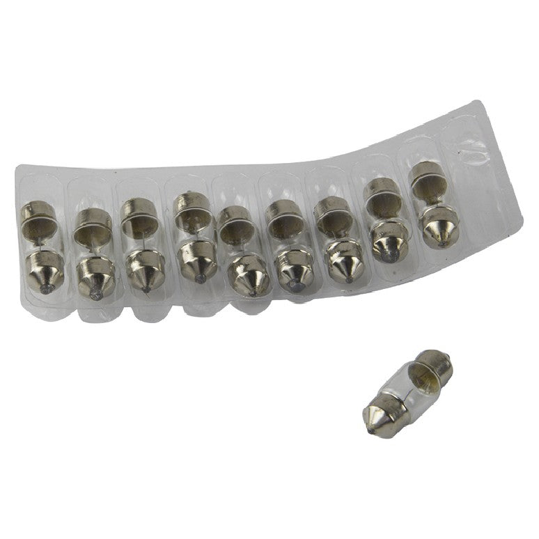 10 Lâmpadas Amarela 12V 10W - Teslla - T6410C - (2)