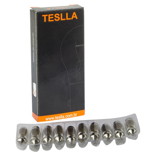 10 Lâmpadas Amarela 12V 5W - Teslla - T6418 - (1)
