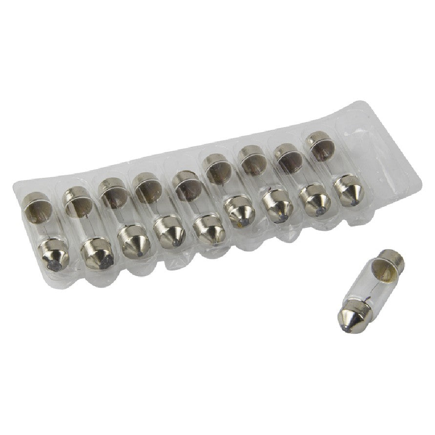 10 Lâmpadas Amarela 12V 5W - Teslla - T6418 - (2)