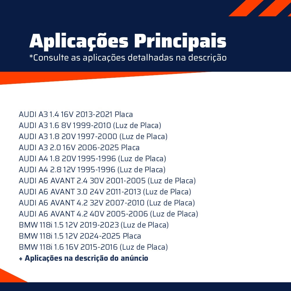 10 Lâmpadas Amarela 12V 5W - Teslla - T6418 - (6)