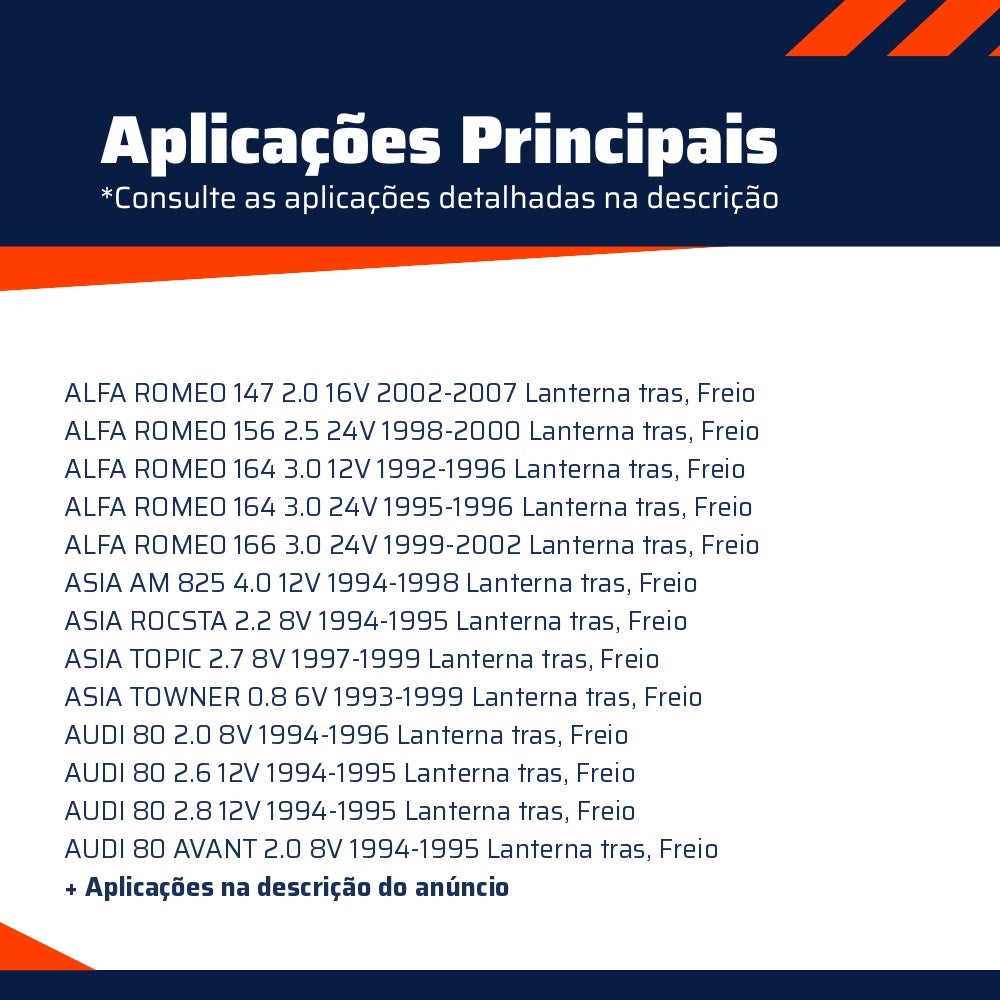 10 Lâmpadas Amarela 24V 21/5W - Teslla - T1176V - (7)