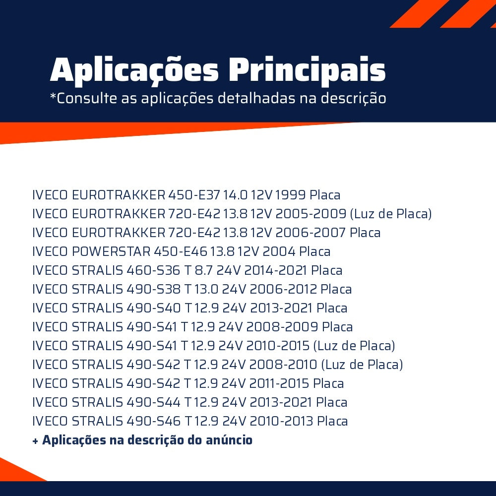 10 Lâmpadas Amarela 24V 10W - Teslla - T6710V - (6)