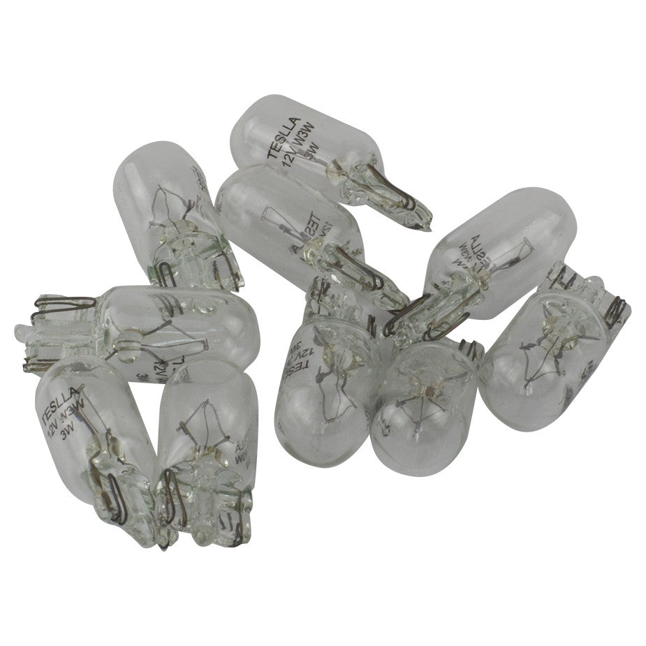 10 Lâmpadas Amarela 12V 3W - Teslla - T2821 - (12)