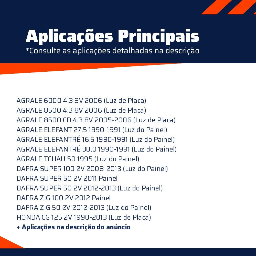 10 Lâmpadas Amarela 12V 3W - Teslla - T2821 - (6)