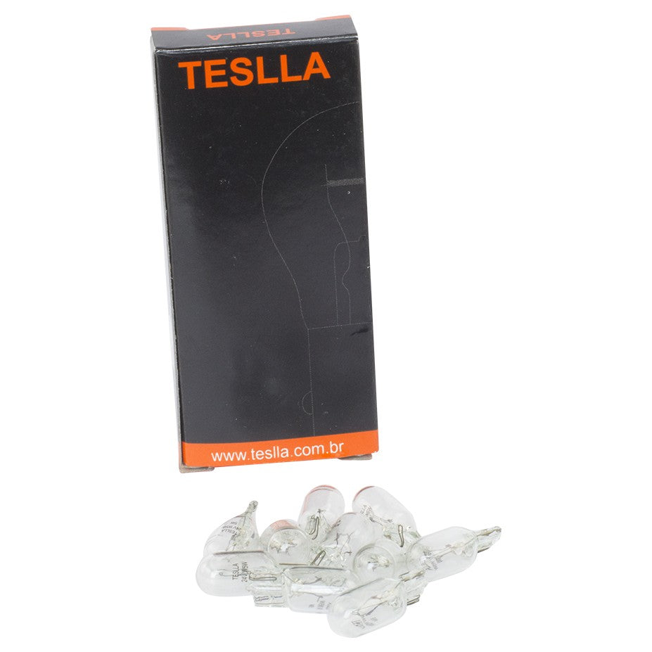 10 Lâmpadas Amarela 24V 5W - Teslla - T2825V - (12)