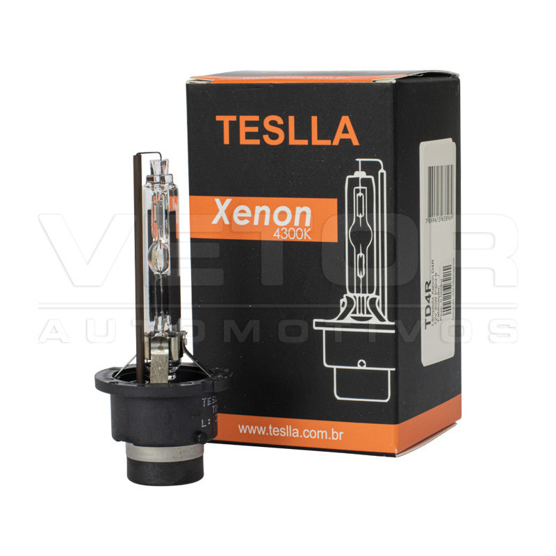 Lâmpada Xenon Farol Dianteiro - Teslla - Td4R - (1)