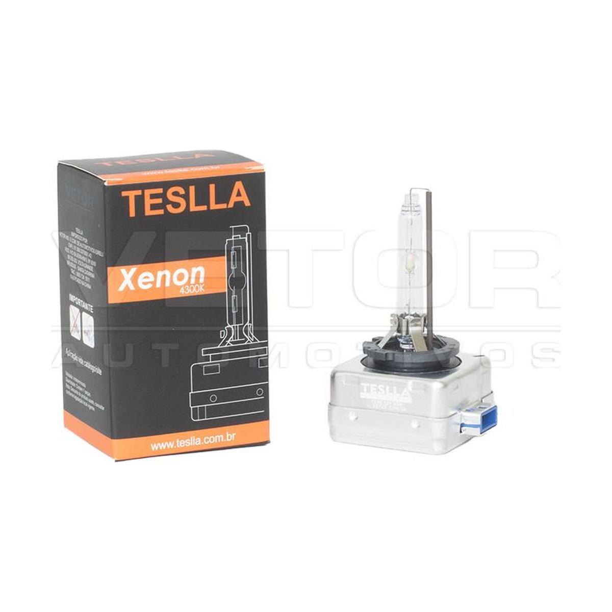 Lâmpada Xenon Farol Dianteiro - Teslla - Td8S - (1)