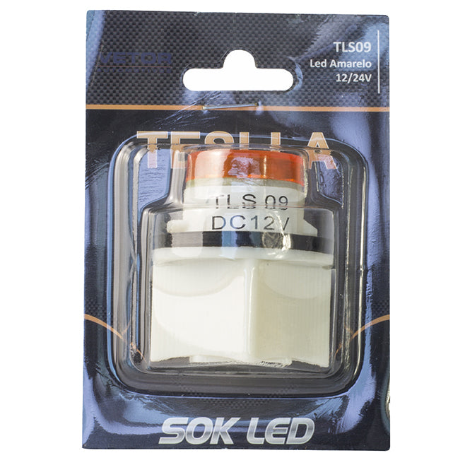 Lâmpada LED Amarela 12V - Teslla - Tls09 - (2)