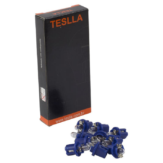 10 Lâmpadas Azul 12V 1,2W - Teslla - T2721Mfx - (1)