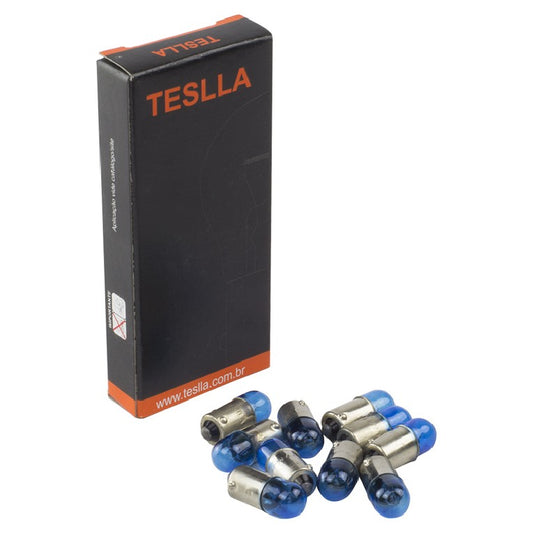 10 Lâmpadas Azul 12V 4W - Teslla - T69Blue - (1)