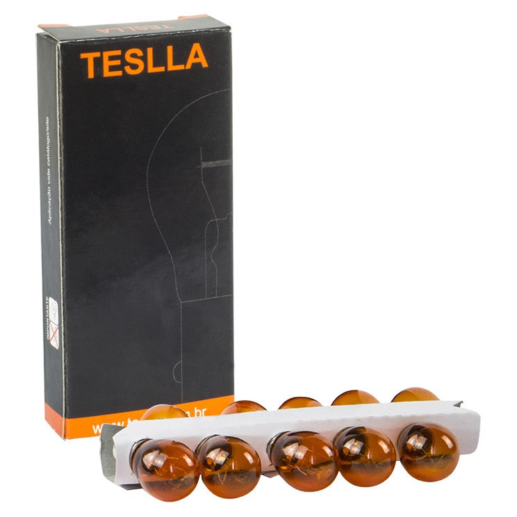 10 Lâmpadas Âmbar 12V 21W - Teslla - T1141Ab - (1)