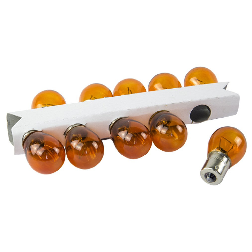 10 Lâmpadas Âmbar 12V 21W - Teslla - T1141Ab - (2)