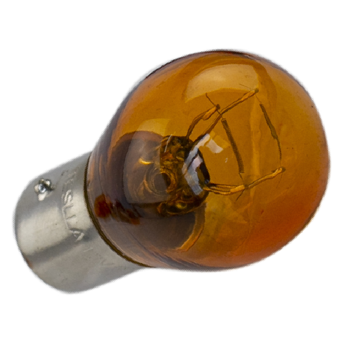 10 Lâmpadas Âmbar 12V 21/4W - Teslla - T1034Aab - (4)