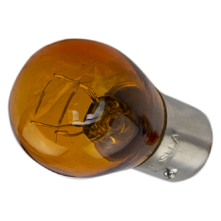 10 Lâmpadas Âmbar 12V 21/4W - Teslla - T1034Aab - (7)