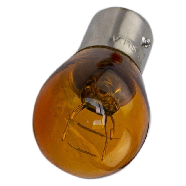 10 Lâmpadas Âmbar 12V 21/4W - Teslla - T1034Aab - (8)