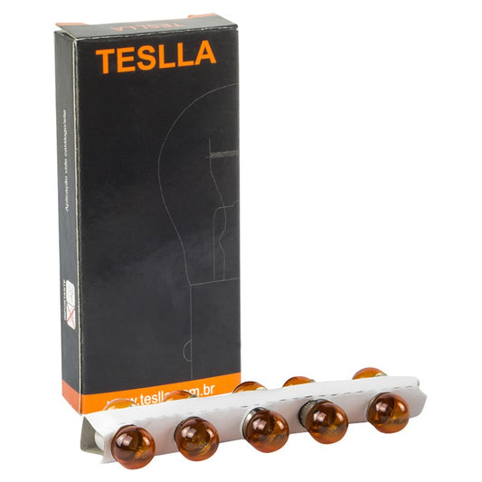 10 Lâmpadas Âmbar 12V 10W - Teslla - T6710Ab - (1)