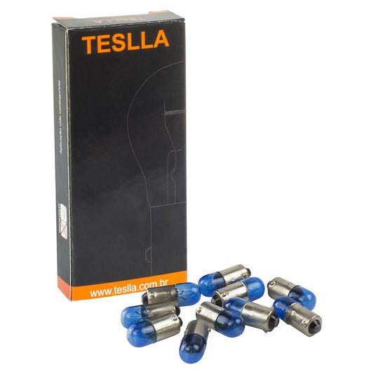 10 Lâmpadas Azul 24V 4W - Teslla - T69Vaz - (1)