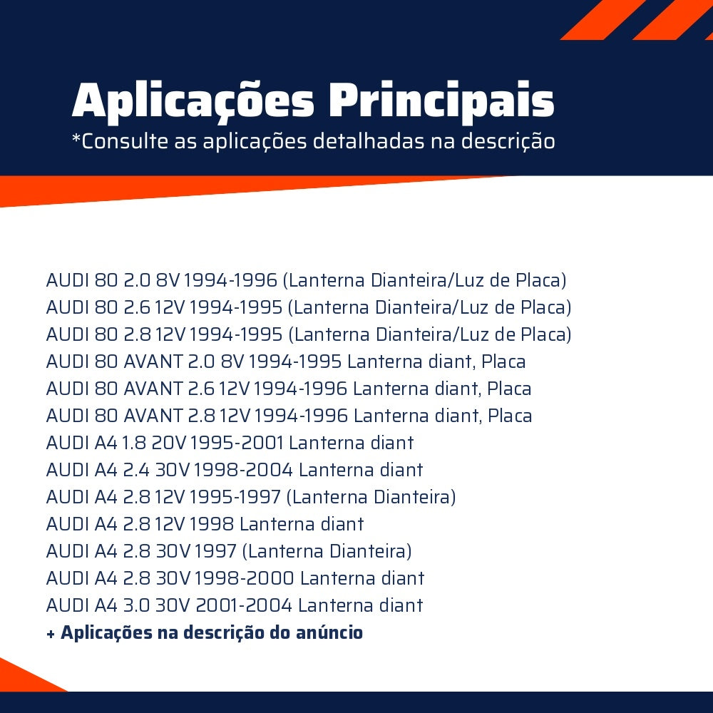 10 Lâmpadas Vermelha 24V 4W - Teslla - T69Vvm - (6)