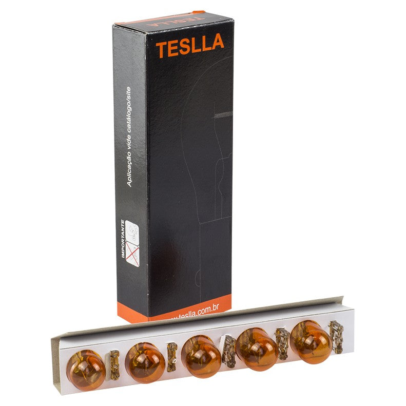 10 Lâmpadas Âmbar 12V 13W - Teslla - T922Ab - (1)