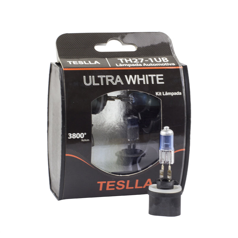 Par Lâmpada Ultra Branca H27 12V 50W - Teslla - Th27-1Ub - (1)