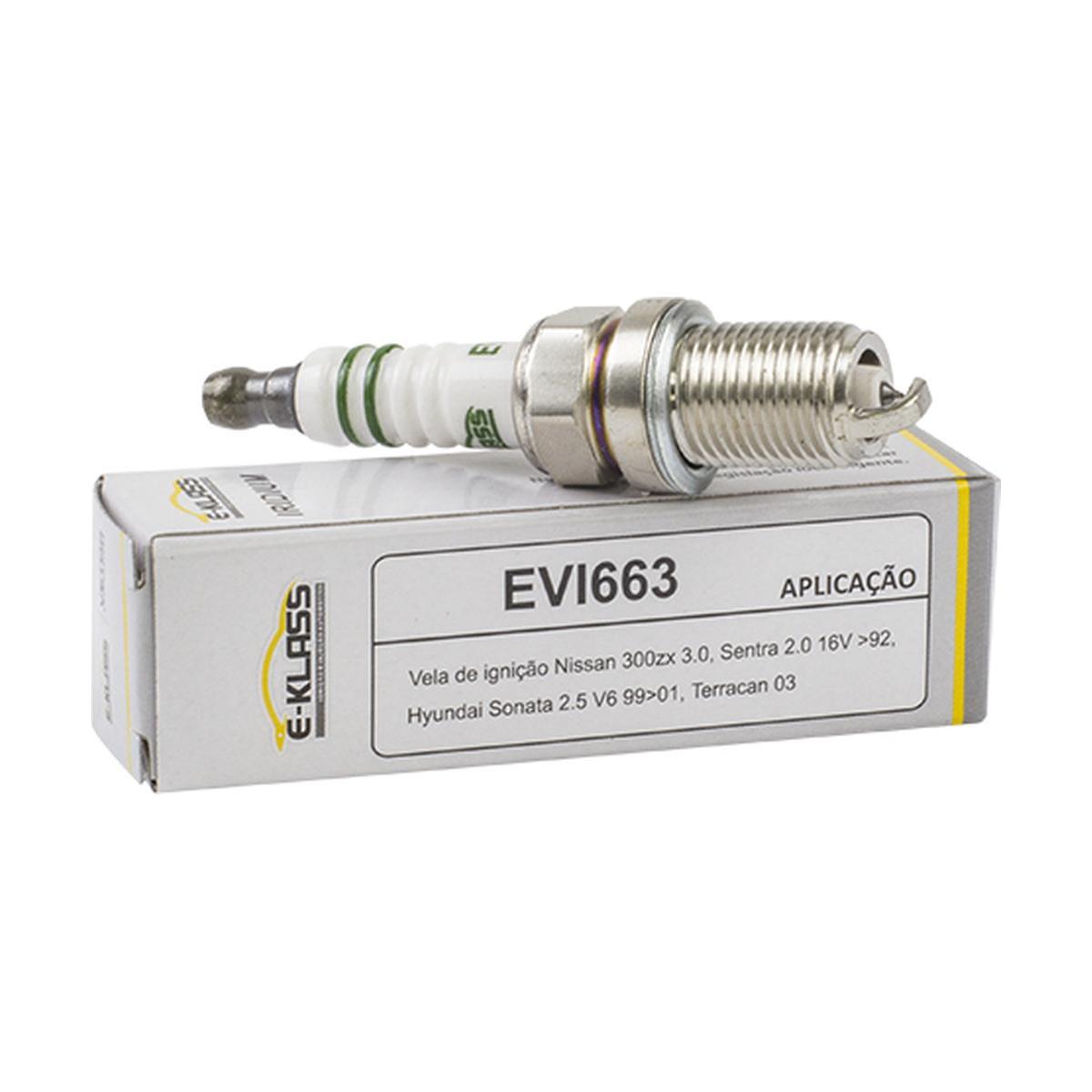 Vela de Ignição Platinum - E-Klass - Evi663 - (1)