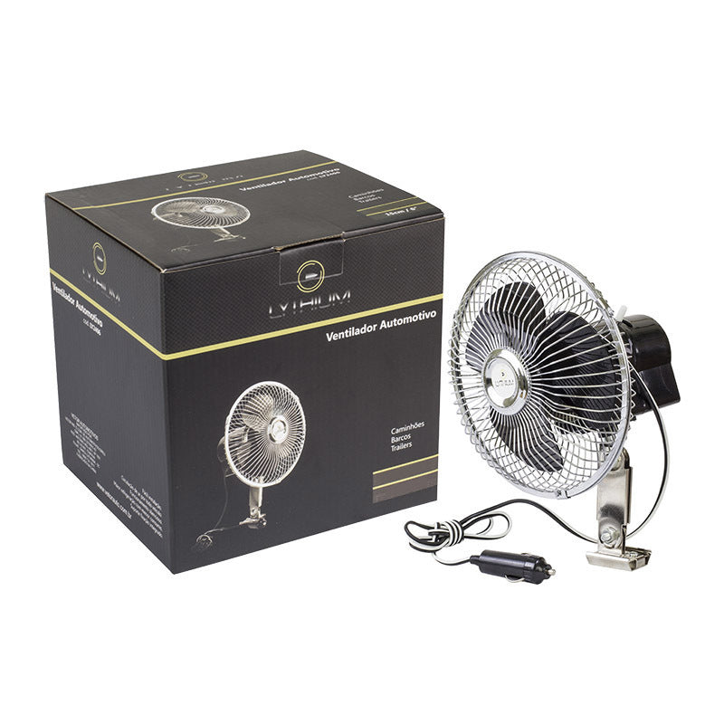 Ventilador Automotivo 6" 12V - Lythium - Ly1206 - (1)