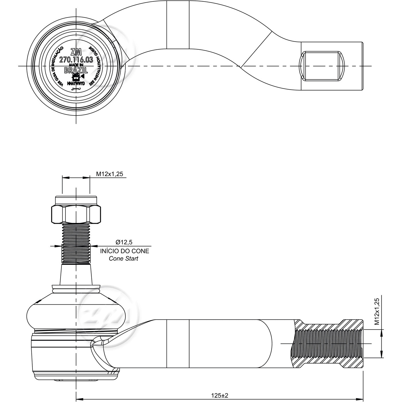 Terminal de Direção - ZM - 270.116.03 - (5)
