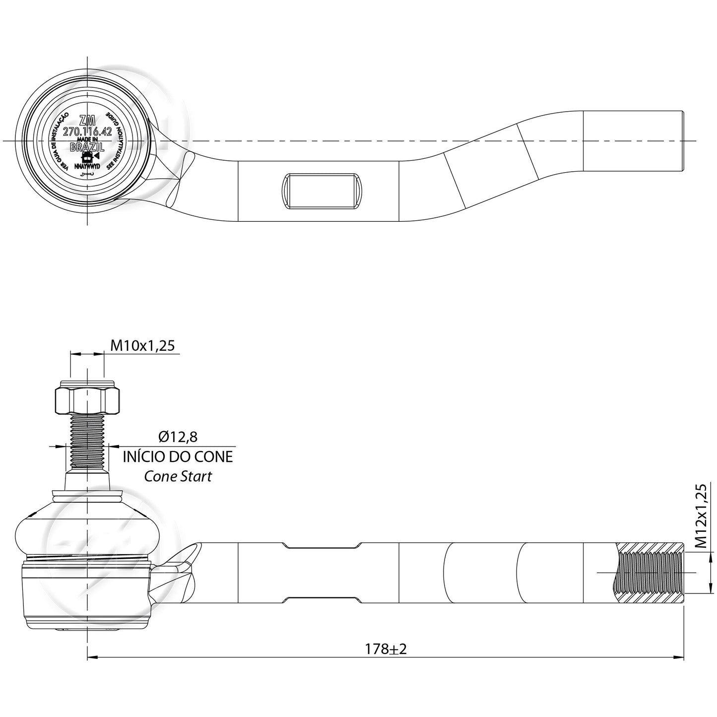 Terminal de Direção - ZM - 270.116.42 - (2)