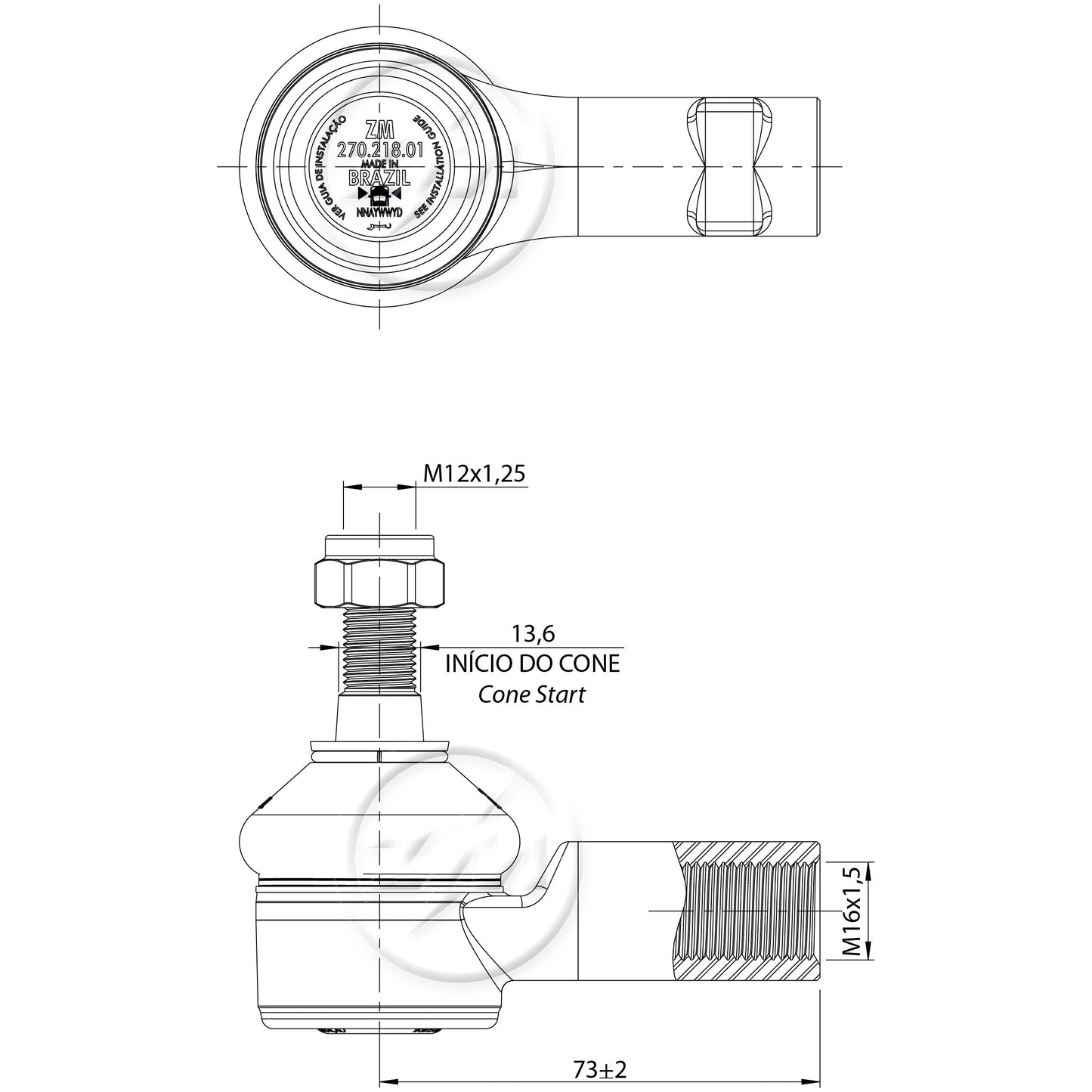 Terminal de Direção - ZM - 270.218.01 - (3)