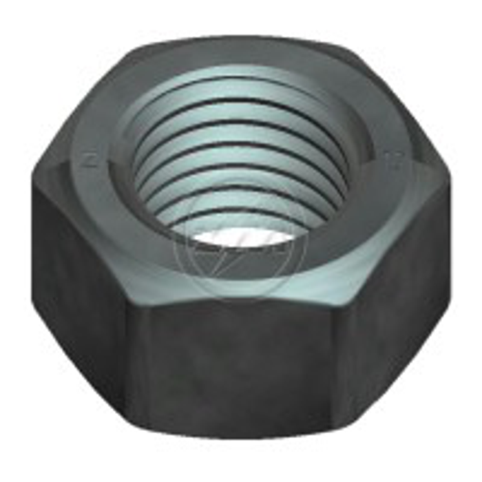 Kit 50 Porca Lâmina Trator 1''-8UNCxCH1,1/2"xH22,5 - ZM - 2911070 - (1)