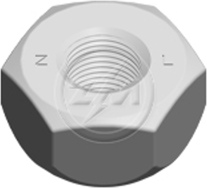 Kit 50 Porca da Roda 3/4"-16UNF x CH1,1/2" x H22,2 - ZM - 2930401 - (1)