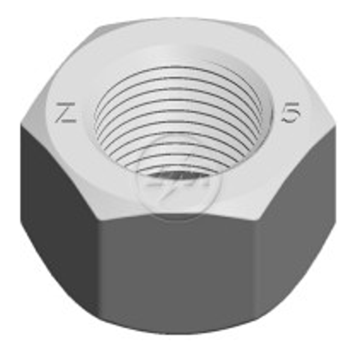 Kit 50 Porca Roda 3/4''-16UNF x CH1,1/8" x H21,5 - ZM - 2930430 - (1)