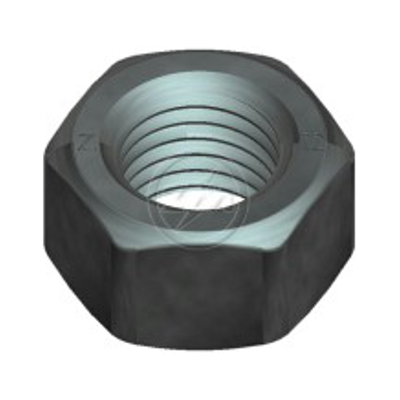 Kit 100 Porca Lâmina Trator 3/4''-10UNC x CH1,1/8" - ZM - 2934070 - (1)