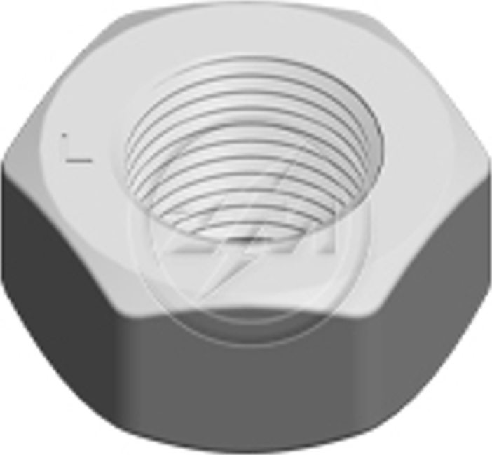 Kit 100 Porca Roda 5/8''-18UNF x CH1,1/16" x H16,8 - ZM - 2950802 - (1)