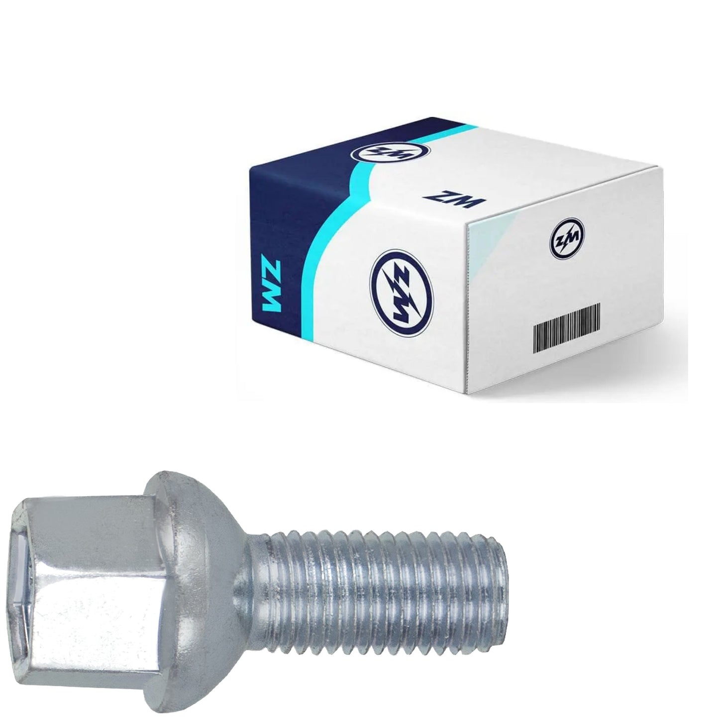 Kit 50 Parafuso de Roda M12-1,5 x 24/45 x CH17 - ZM - 3001200 - (1)