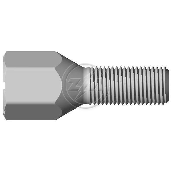 Kit 50 Parafuso Roda M12-1,25 x 26,5/51,5 x CH19 - ZM - 3001240 - (1)