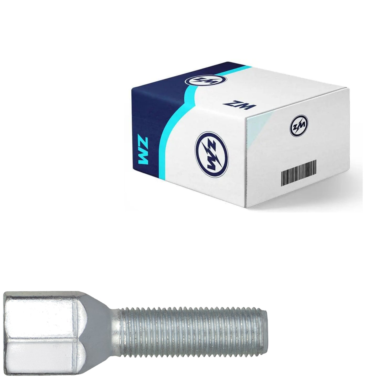 Kit 50 Parafuso de Roda M12-1,25 x 37/62 x CH19 - ZM - 3001242 - (1)