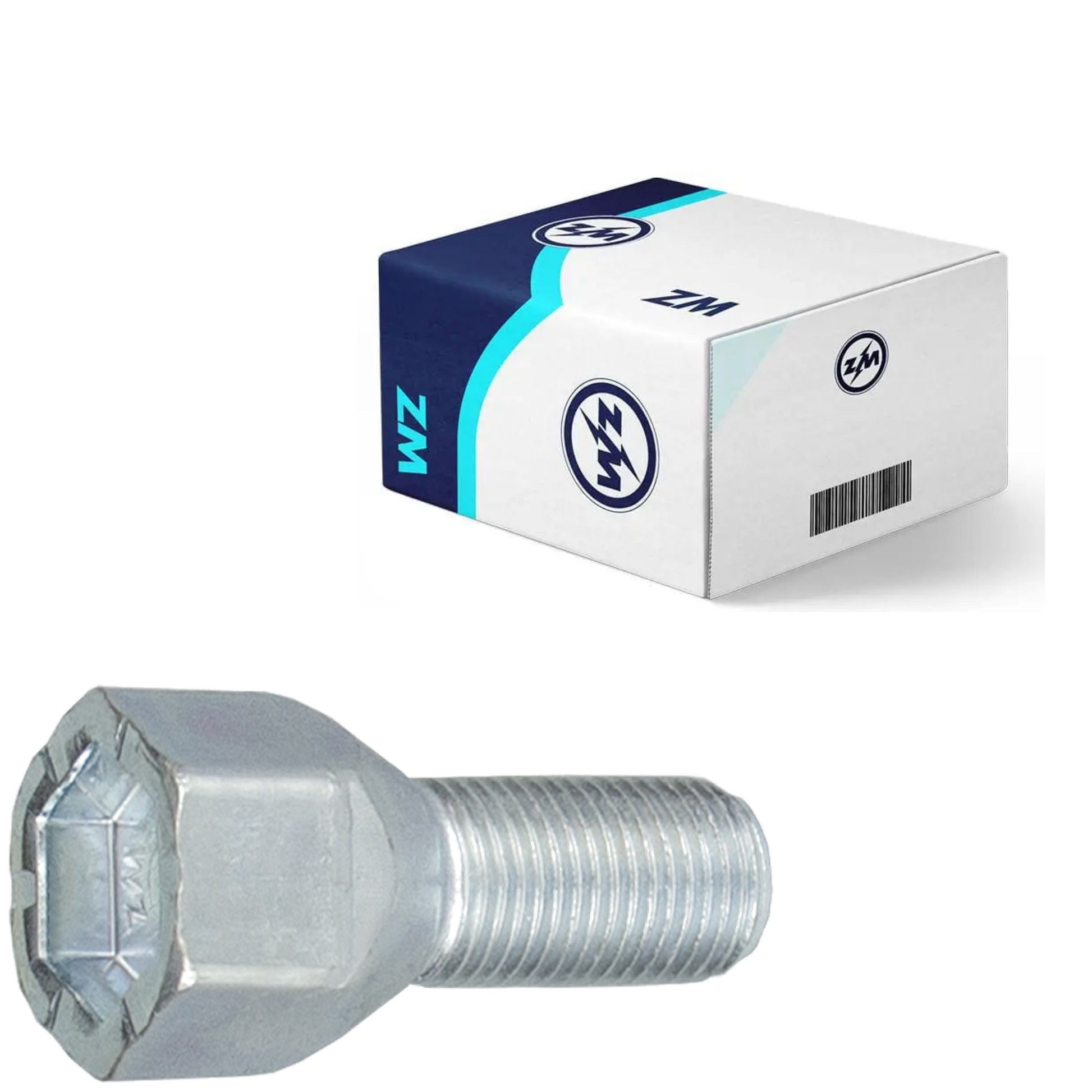 Kit 50 Parafuso de Roda M12-1,25 x 22/41 x CH19 - ZM - 3001244 - (1)