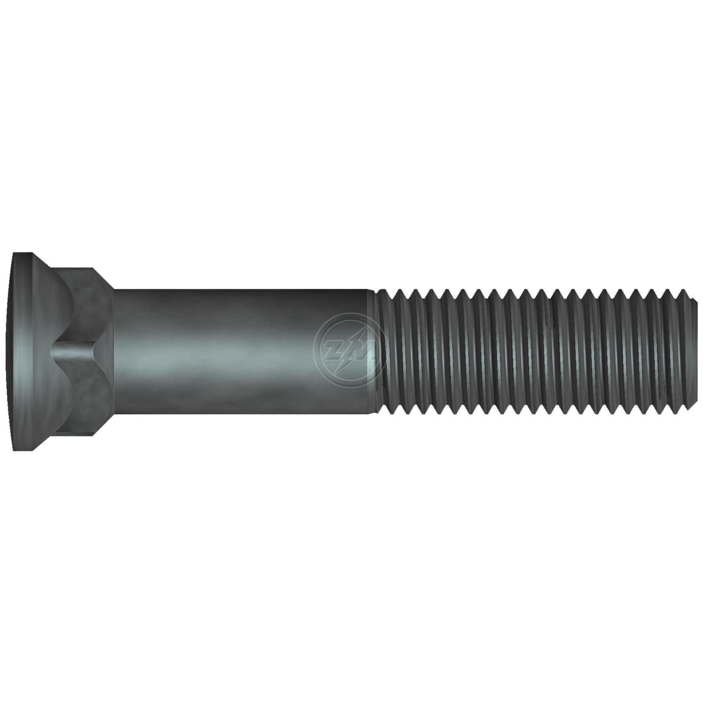Kit 12 Parafuso da Lâmina Trator 1"-8UNC x 5,1/2" - ZM - 3011079 - (1)