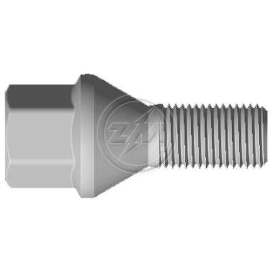 Kit 50 Parafuso de Roda M12-1,25 x 22/48,5 x CH17 - ZM - 3021240 - (1)